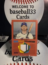 2026 Topps Heritage Jeff McNeil Club House Collection Relic /77 Mets #CCR-JM