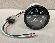Isspro R85100 Electric Ignition Tachometer Gauge 6000rpm 3-38 Inch Nos Isspro R85100 Electric Ignition Tachometer Gauge 6000rpm 3-38 Inch Nos