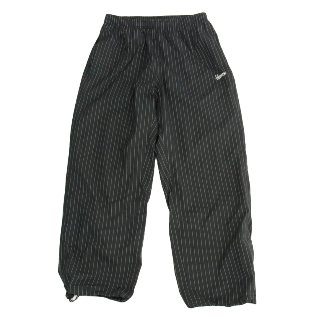Pantalon de survêtement Supreme 24AW à rayures réfléchissantes noir L d'occasion LIFE 0