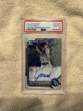 2022 Curtis Mead Bowman Chrome Prospect 1st Auto  #CPA-CM PSA 10