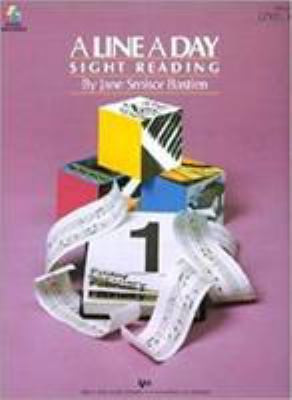WP258 - A Line a Day Sight Reading - Level 1 by Jane Bastien