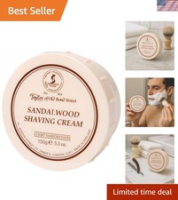 Taylor of Old Bond Street Sandalwood Shaving Cream 5.3 Oz - Classic Luxury