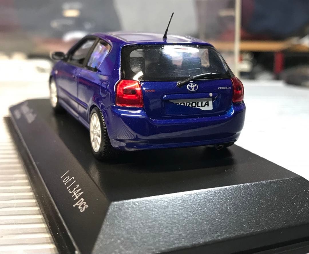 Toyota Corolla 2Door 1/43 Model Blue Used | eBay