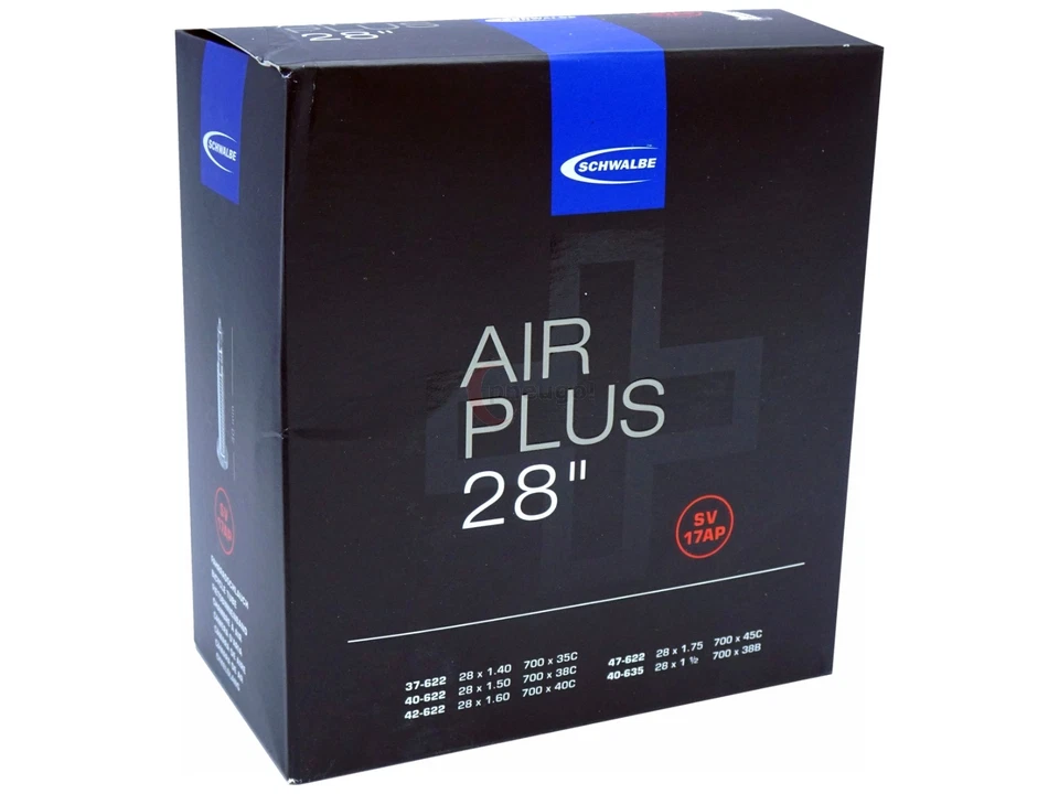 2 x tuyau Schwalbe 42-622 (28 x 1,60) 700 x 40 C SV 40 mm Sclaverand + lève-pneu - Photo 2/4