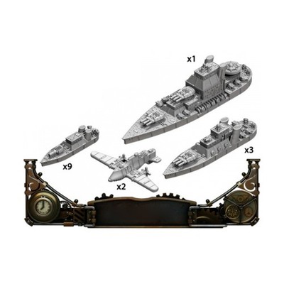 Spartan Dystopian Wars Prussian Em Naval Battle Group Starterbox (1 VG+/Mint