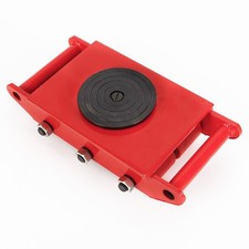 Heavy Duty Machine Dolly Skate Machinery 4 Roller Mover Cargo Trolley Cart 8T