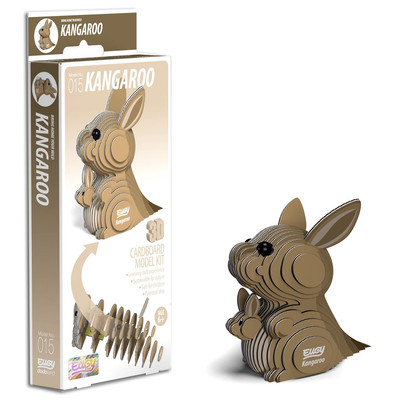 EUGY Känguru 3D Bastel Karton Modellbausatz #015