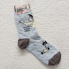 Blue Q Novelty Crew Socks, F This ... (W's 5-10)