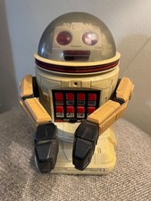 Vintage 1983 TOMY VERBOT 5401 Voice Command Robot Turns On No Remote READ