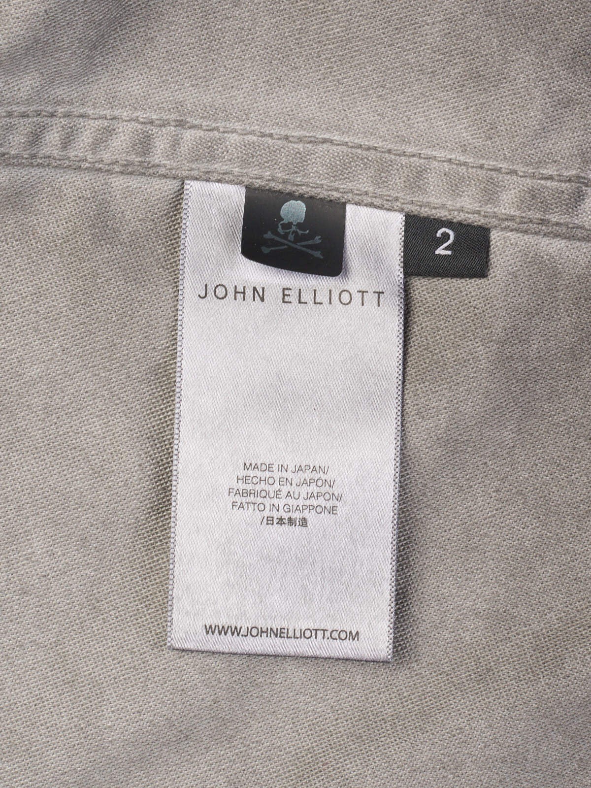 Rare JOHN ELLIOTT "Mastermind" Japan by END. Gray Cotton Military Parka Size M image 8