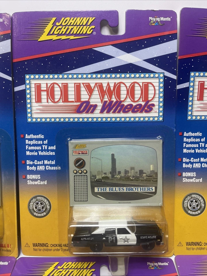 Lot of ALL 6 Johnny Lightning Hollywood on Wheels  Cars New Factory Sealed - Image 3 of 4