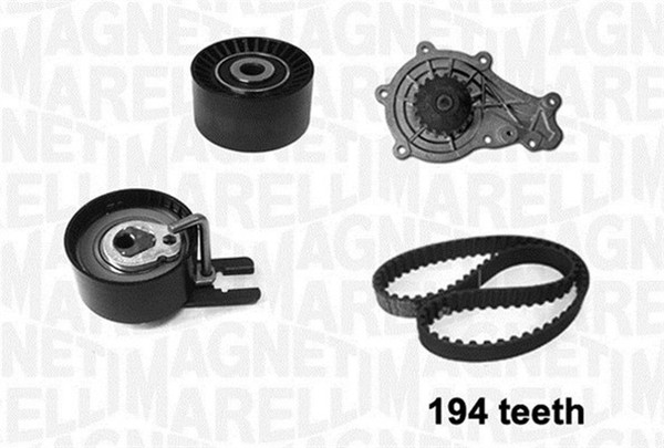 Wasserpumpe + Zahnriemensatz Magneti Marelli 341404030001 FüR Cc Peugeot Ford 2-image