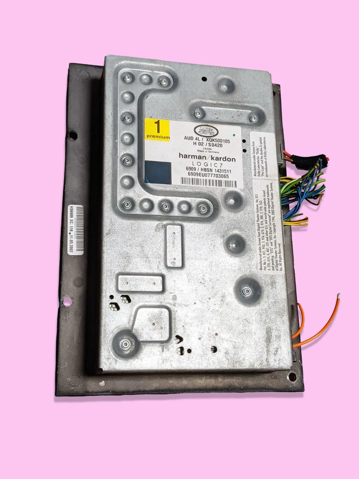 Amplificador de radio Land Rover Range Rover Sport/LR3/LR4 2005-2011 XQK500105 OEM Foto 3 de 4
