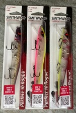 3 Colors Smithwick perfect 10 rogue Suspending Jerkbait Fishing Lure  S11