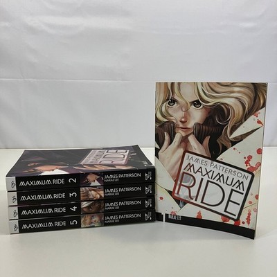 Maximum Ride Manga Volumes 1-5 Lot Yen Press James Patterson Narae Lee TPB YA