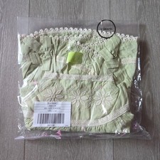 Janie and Jack Girls Baby Embroidered Floral Bow Dress 6-12M Green