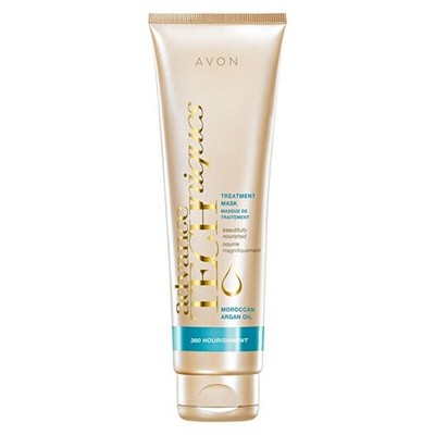 2 x AVON Advance Techniques Haarkur Maske mit marokkanischem Arganöl 150ml
