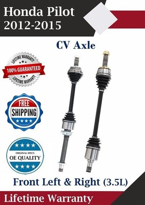 New OE Front CV Axle For 2012-2015 Honda Pilot 3.5L Lifetime Warranty