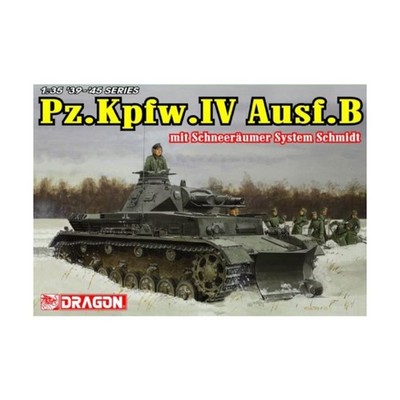 Dragon Mod 39 to 45 Series Germ  Pz.Kpfw. IV Ausf.B mit Schneeraumer Syste New