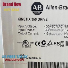 2097-V34PR5-LM /A Kinetix 350 Servo Driver Factory Sealed AB US Free Tax