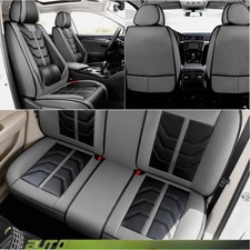 5 Seat Covers Full Set For Jeep Wrangler Jk Jl 4-door 2007-2025 Leather Car