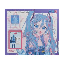 Wallhack SP-005 Miku OS Glass Mouse Pad