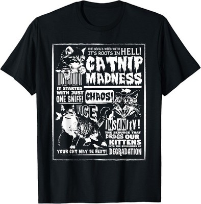 Catnip Madness Cute Kitten Cat Lover Gift for Cat Owners T-Shirt