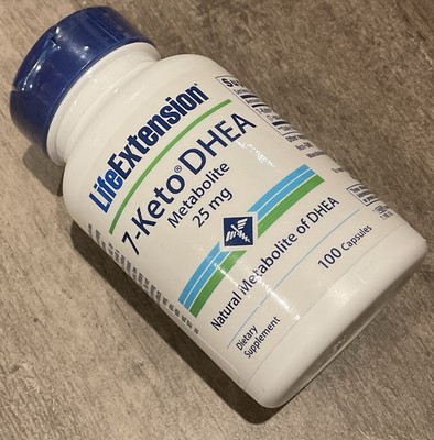 Life Extension 7-Keto  DHEA Metabolite 25 mg 100 Capsules Diet