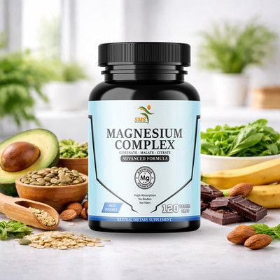 Magnesium Complex 470mg with Malate, Citrate, Glycinate - High Absorption
