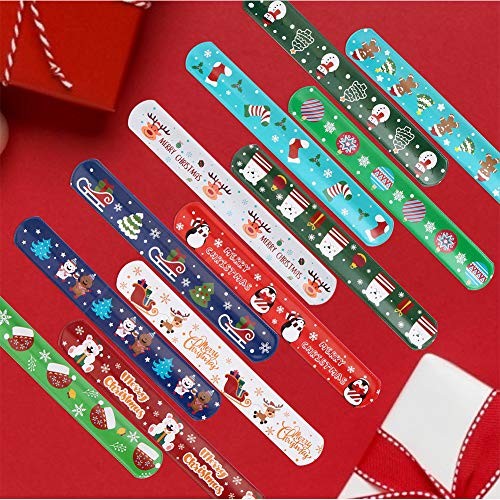 Pulseras de bofetada de Navidad, pulseras de bofetada de Navidad Snata Claus reno para - Imagen 7 de 7