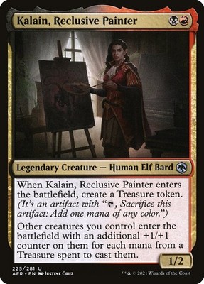 Kalain, Reclusive Painter (225) Adventures in the Forgotten Realms AFR MTG Magic