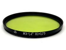 Zenith Color Filter X3-1.4x 82x0.75 Green Filter 82mm Circular Filter Thread M82