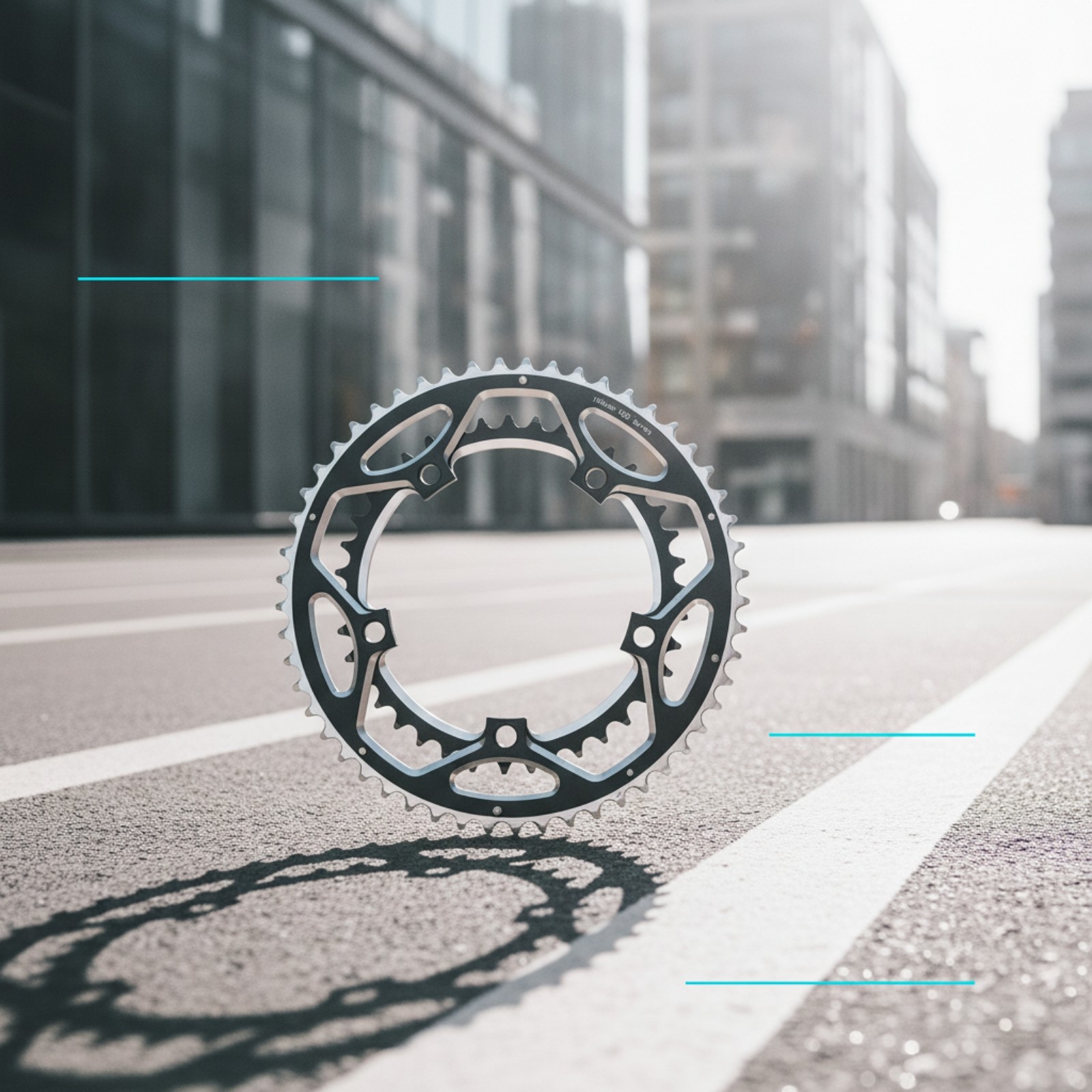 Doppia Leggero Ingranaggio Forgiato per Bici da Corsa, Ciclisti su Strada foto 4