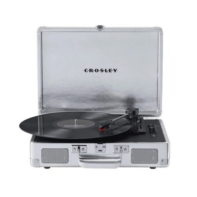 Crosley - Cruiser Plus (2-Way Bluetooth) Silver