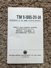 CMP 1911 Manual 1911A1 M1911A1 Automatic Pistol .45