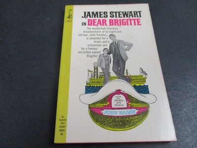 Dear Brigitte John Haase 1965 1st Printing Vintage Comedy Pocket Books