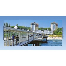 Heringsdorf Usedom Magnet lang Foto Seebrücke Ostseeheilbad