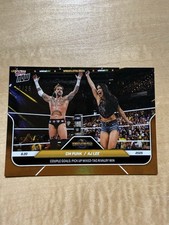 2025 Topps NOW WWE 98 CM PUNK & AJ LEE ORANGE 19/25