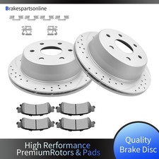 Rear Brake Rotors Pads For Gmc Sierra 1500 1999-2000 2001 2002 2003 2004-2006 Rear Brake Rotors Pads For Gmc Sierra 1500 1999-2000 2001 2002 2003 2004-2006