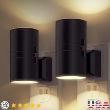 Dusk to Dawn Sensor Night Light Plug in Dimmable Brightness Bedroom Hallway New