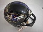 Jonathan Ogden Autograph Baltimore Ravens SIGNED Mini Helmet #75 @ Ravens Roost