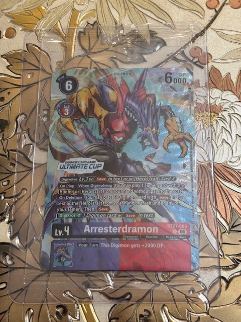 Digimon Card Game Arresterdramon Ultimate Cup 25-26 Season 2 BT21
