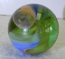  20982m Vintage Peltier Glass Marble .66 Inches Mint Minus 