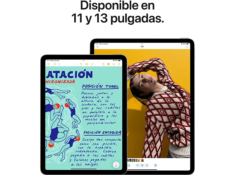 Apple iPad Air (2025), 128GB, Blanco estrella, 11", WiFi,  Chip M3, 9GPU - Imagen 4 de 4