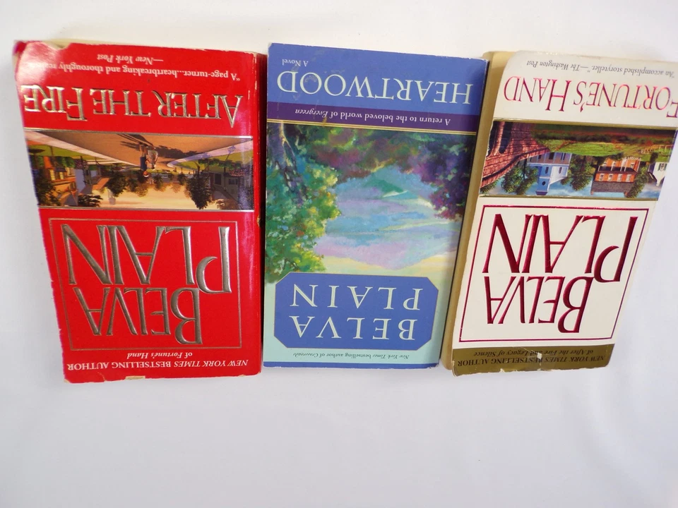 Six Book Lot By Luanne Rice (3) Belva Plain (3) Six Great Stories G25 Foto 2 de 4