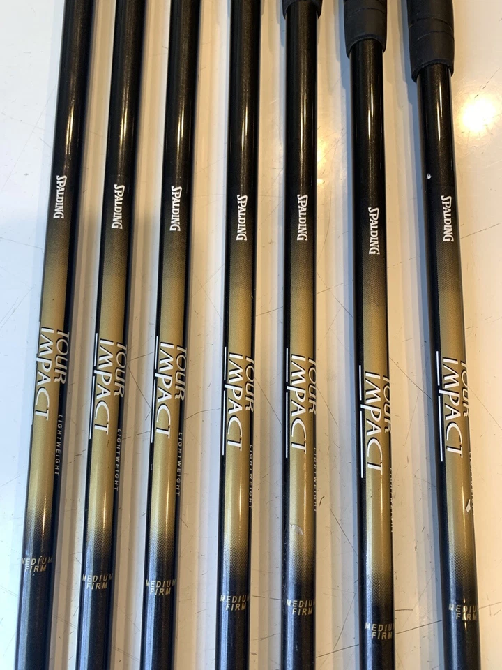 Spalding Tour Impact Oversize Irons Set 3-9 Medium Firm Graphite Golf Clubs Rh - Image 3 of 4
