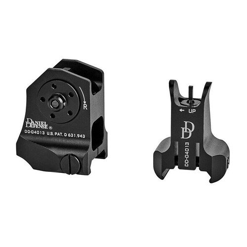 1 Pair Tactical Fixed Front Rear Iron Sights Set for DD Rapid Backup Hunting USA - Picture 10 of 10