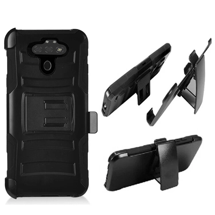 Phone Case For LG Phoenix 5 / Fortune 3 / Risio 4 Shock Absorbing Holster Cover