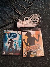 Karaoke Revolution American Idol And Volume 3 PS2 PlayStation 2 With Microphone