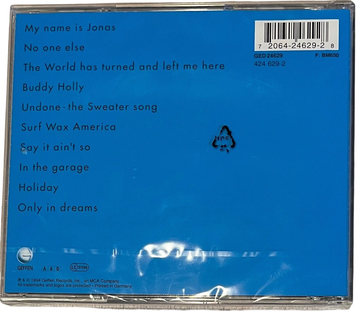 Weezer サイン入りCD 1994年 Weezer [Blue Album] by Weezer (CD, 1994, Geffen) *NEW* *FREE